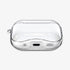ACS05481 - Apple AirPods Pro 2 Case Ultra Hybrid in crystal clear showing the front